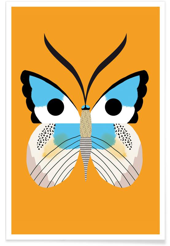 Butterflies--Blue-Morpho-Carolin-Lobbert-Poster.jpg